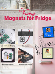 Personalized Photo Music Fridge Magnet for Unique Home Decor