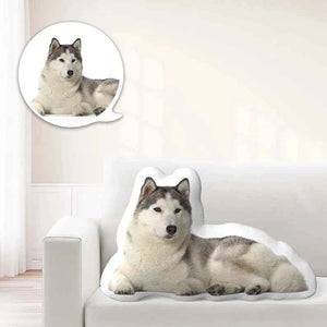 Custom Pet Pillow, Personalized Picture Pillow, Cat Shaped Pillow, Decorative Pillow, Pet Lover Gift, Home Decor