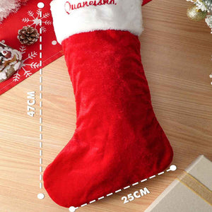 Personalized Christmas Stocking with Name Embroidery Christmas Stockings Decoration