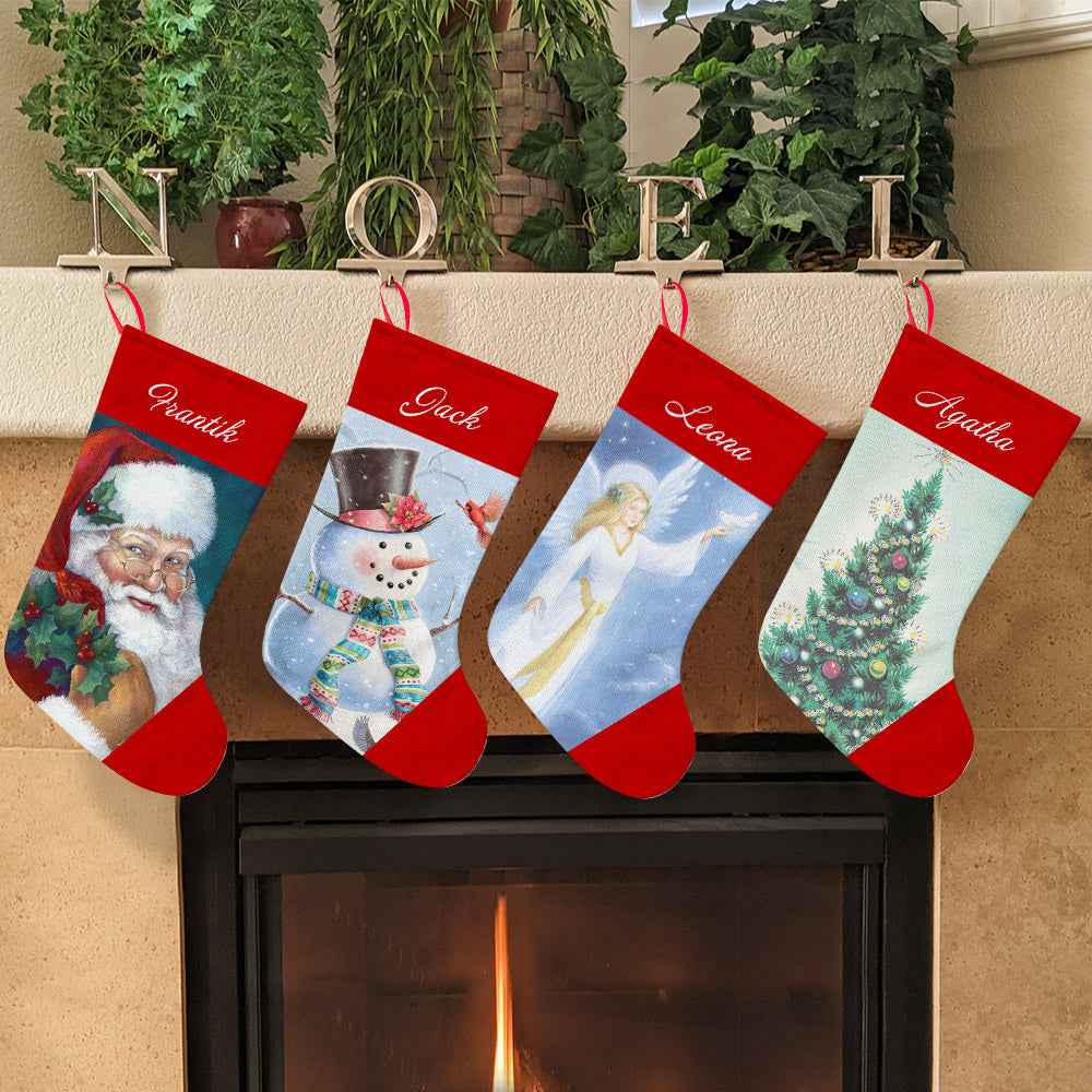 Christmas Gifts Custom Stockings Personalized Needlepoint Stockings Name Stockings