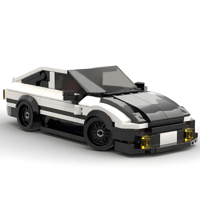 Toyota AE86 Creative Vehicle Racing Car Building Blocks Construction Set with Mini Figures