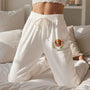 Personalized Pet Name Lounge Pants – Embroidered-Style Custom Sleepwear for Pet Lovers