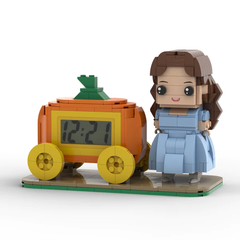 Personalised Brick Figures Clock - Custom Photo Lego-Style Clock | Unique Xmas Gift