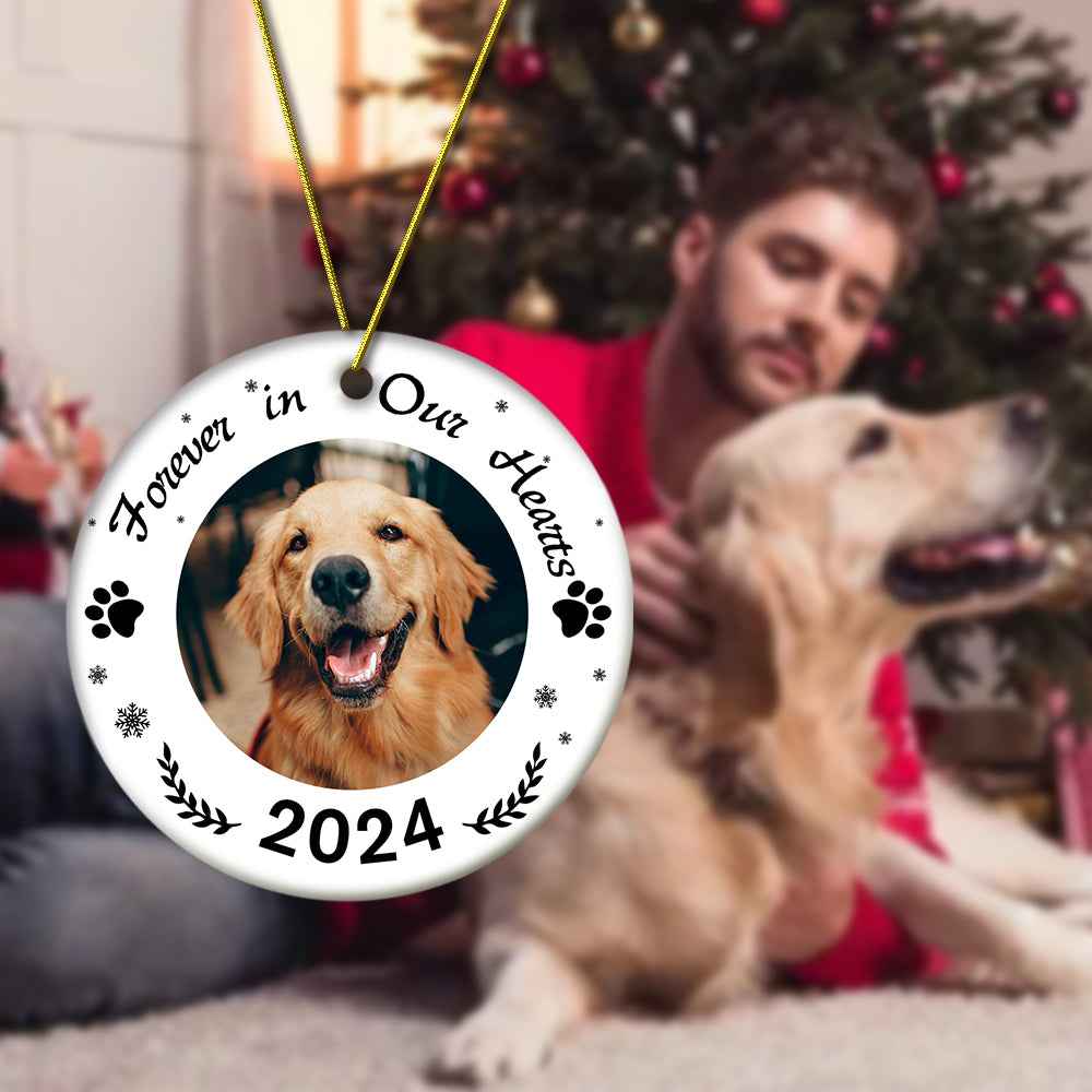 Personalized Dog Memorial Christmas Ornaments Remembrance Gift for Loss of Pet