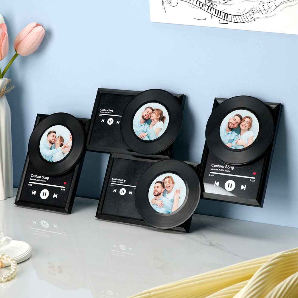 Personalized NFC Vinyl Record Music Photo Wall Decor Gifts for Lover