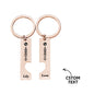 Close‑up showing 3D engraved Spotify scan code on a stainless steel keychain being scanned on a phone – personalised music keyring demo