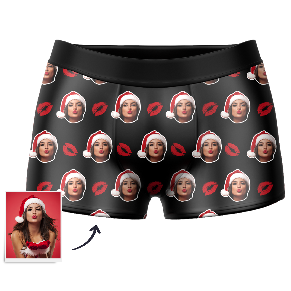 Personalised Photo Boxer Shorts | Custom Face Printed Underwear