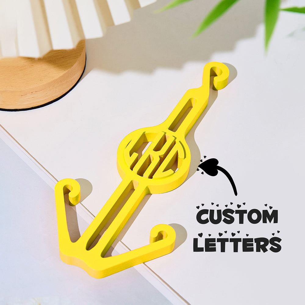 Personalised Monogram Shoe Hanger - Custom Shoe Organiser for Men & Women