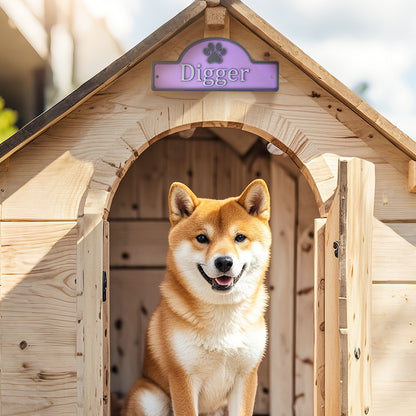 Personalised 3D Pet Name Door Sign - Custom PLA Wall Decor