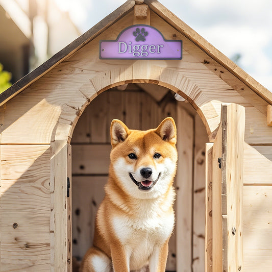 Personalised 3D Pet Name Door Sign - Custom PLA Wall Decor