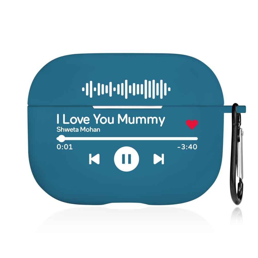 Custom Scannable Music Code Airpods 3 Soft Protective Case