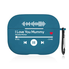 Custom Scannable Music Code Airpods 3 Soft Protective Case