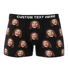 Personalised Photo Boxer Shorts | Custom Face Men's Underwear