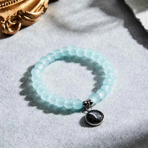 Custom Moon Phase Beads Bracelet Luminous Bracelet Gift for Her