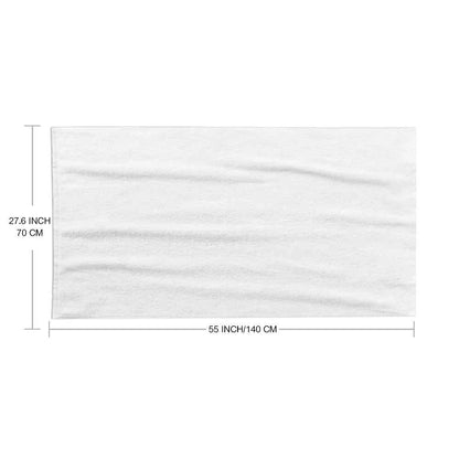 Personalized Name Orange Fruit Printed Beach Towel