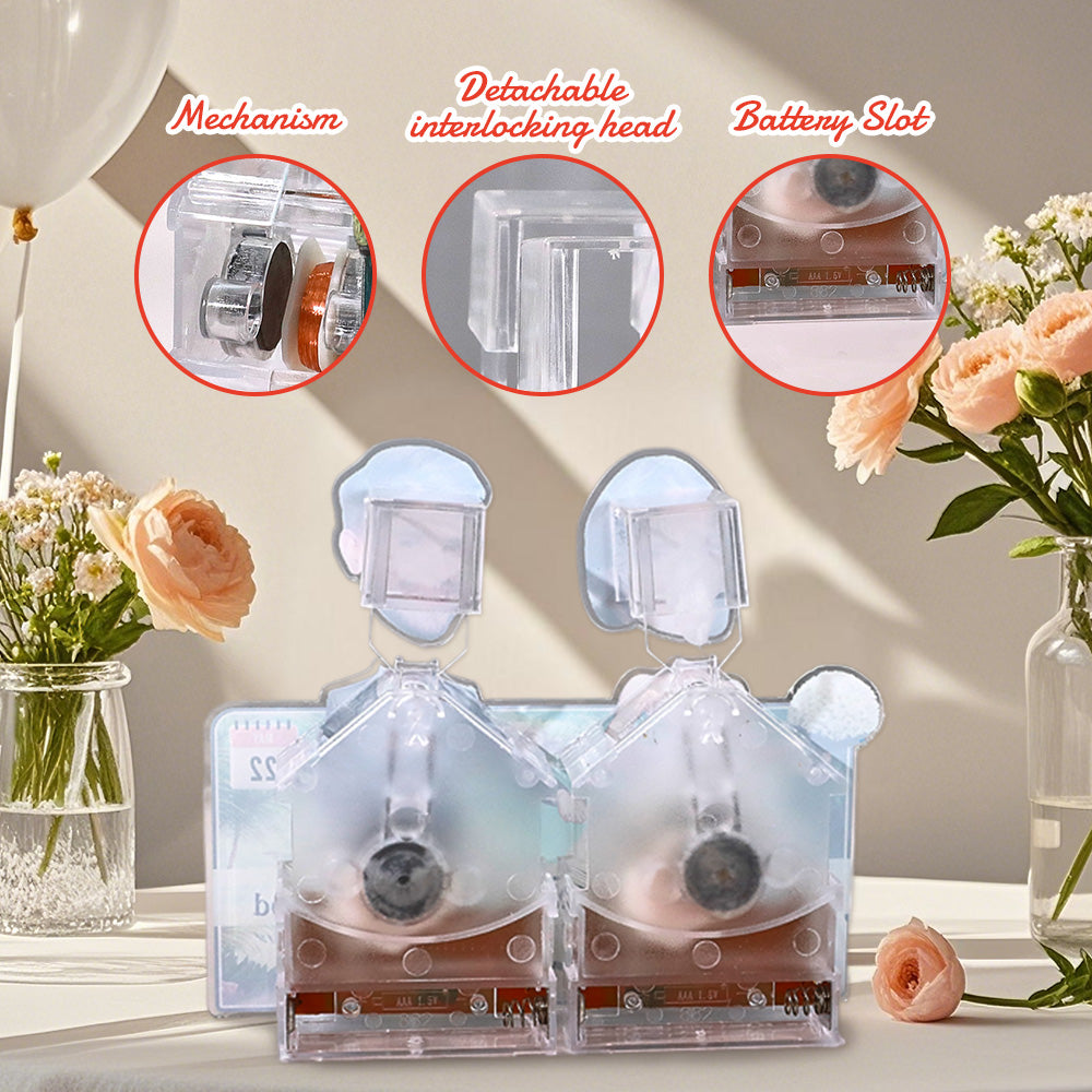 Personalised Face Newlywed Couple Shaking Head Standee | Fun Wedding Gift
