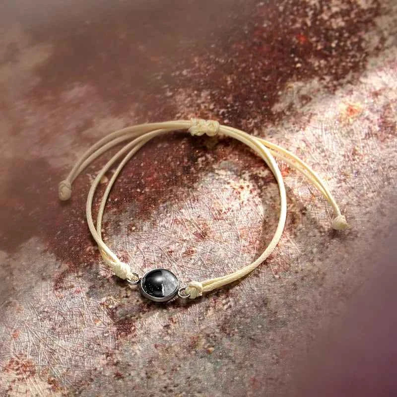 Custom Moon Phase Bracelet Stardust Sand Bracelet Luminous Bracelet Gift for Her