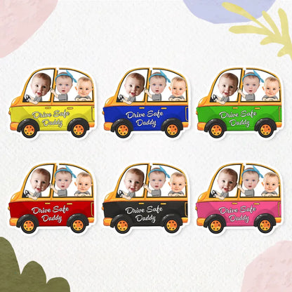 Rear-view mirror ornament style air freshener ready to hang.