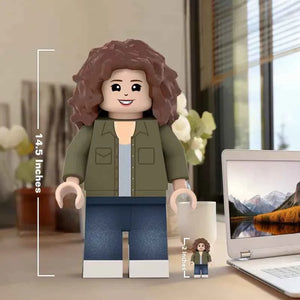 3D Print Christmas Gifts for Her Custom Giant Minifigs Personalized Photo Giant Minifigs Turn Your Photo into Minifigs