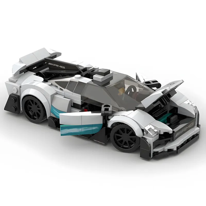 Mercedes-AMG ONE Creative Racing Car Building Blocks with Brick Figures