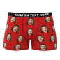 Personalised Face Boxer Shorts – Custom Photo Men's Underwear