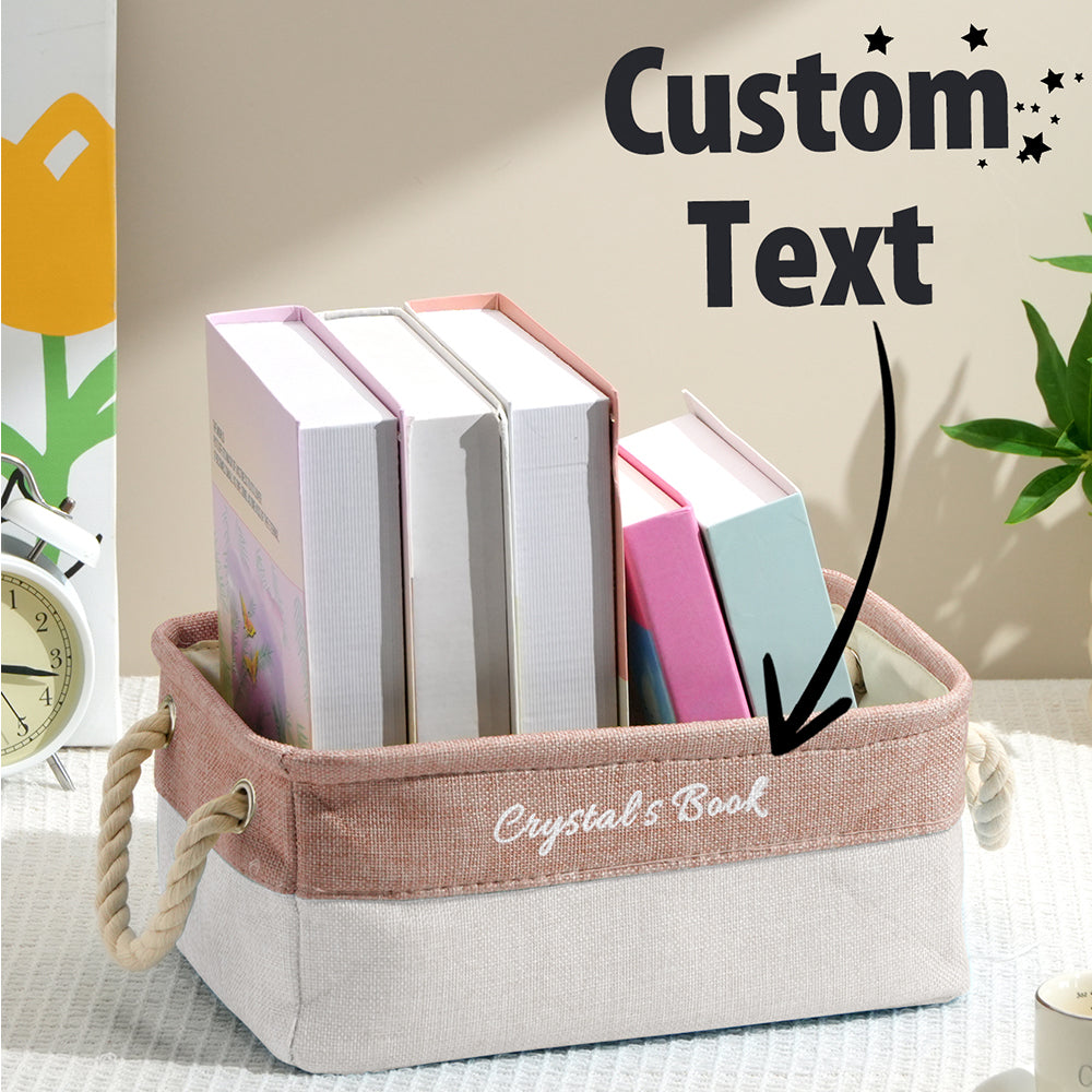 Minimalist scene featuring Personalised Book Organiser with books for a neat study space.