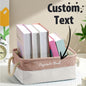 Minimalist scene featuring Personalised Book Organiser with books for a neat study space.