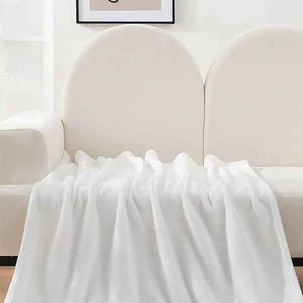 Customized Painted Art Portrait Fleece Blanket with Text