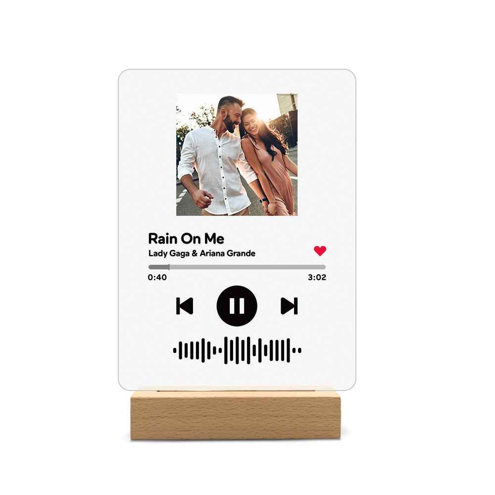 Personalized Scannable Music Code Acrylic Ornament