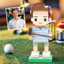 Custom Head 1 Person Cute Golf Palyer Brick Figure Birthday Gift Anniversary Gift