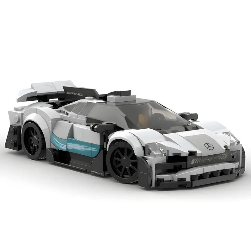 Mercedes-AMG ONE Creative Racing Car Building Blocks with Brick Figures