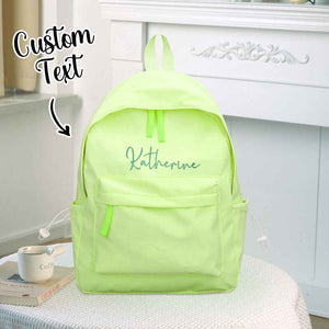 Personalized Name Embroidery Backpack Custom Backpack Travel Bags Gifts for Friend