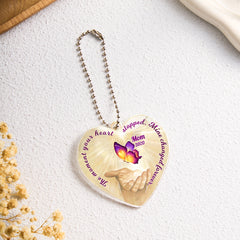 Personalised Butterfly Car Ornament with Name - Memorial Keepsake Gift