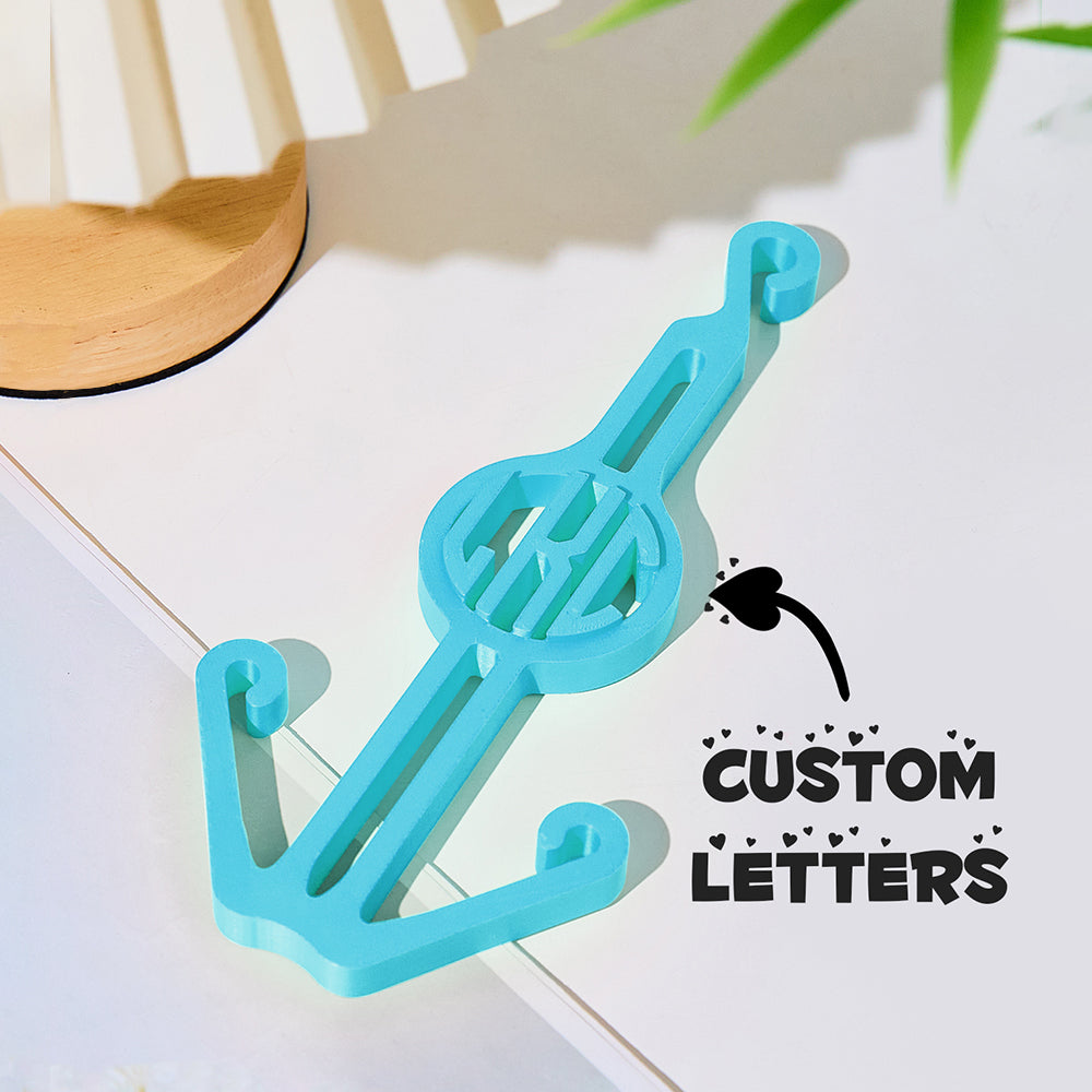 Personalised Monogram Shoe Hanger - Custom Shoe Organiser for Men & Women