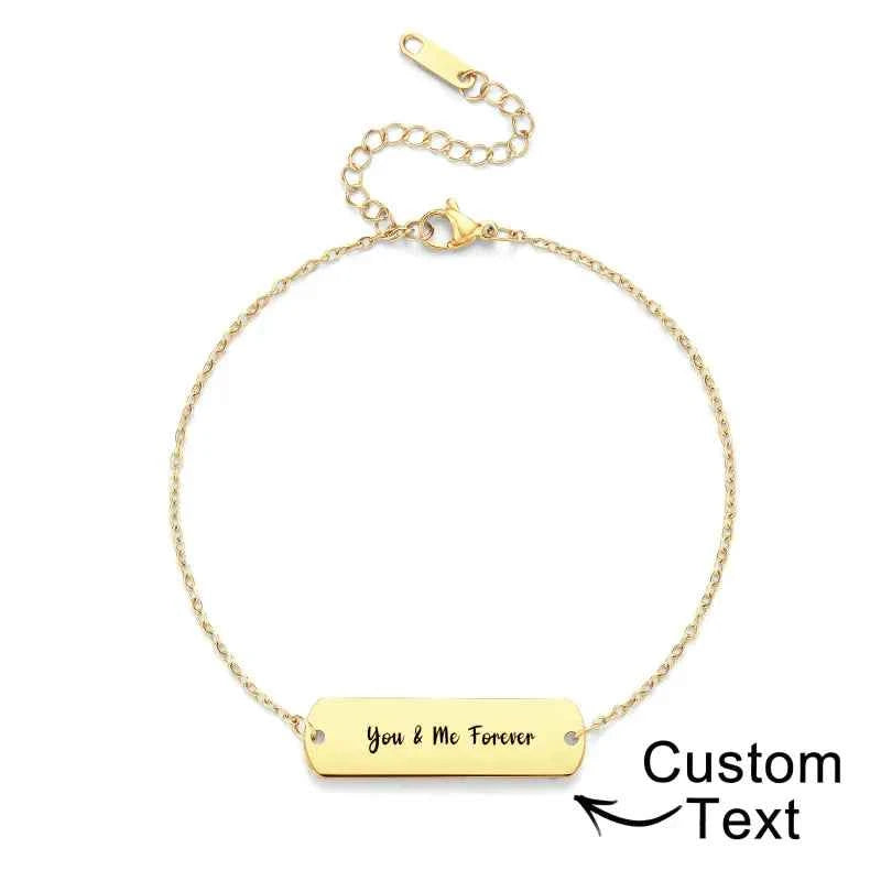 Custom Photo Bracelet Eyes Bracelet Bar Bracelet Gifts for Her