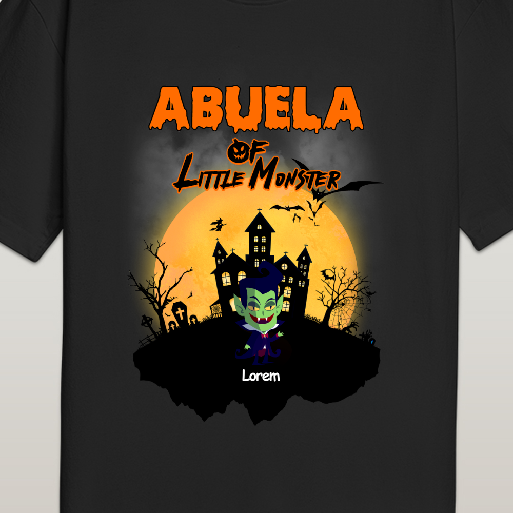 Personalisation upload example showing a high-resolution photo for a customised Halloween T-shirt – how to create a memorable gift for mum or dad