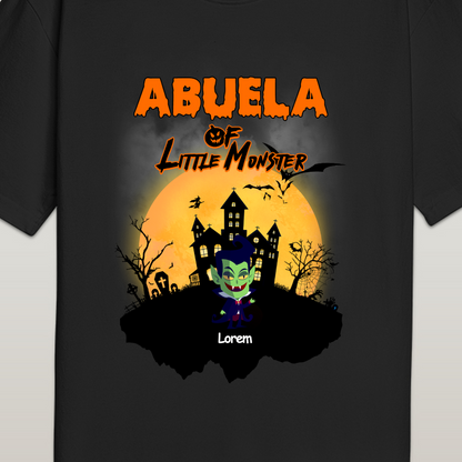 Personalisation upload example showing a high-resolution photo for a customised Halloween T-shirt – how to create a memorable gift for mum or dad