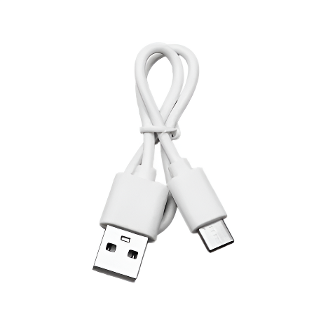 White USB Type-C Charging Cable Compatible with Music Fridge Magnets