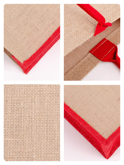 Gift-ready personalised engraved jute tote bag presented as a thoughtful Mother's Day or housewarming gift