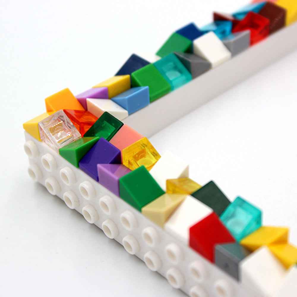 Personalized Colorful Building Blocks Picture Frame DIY Photo Frame