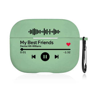 Custom Scannable Music Code Airpods 3 Soft Protective Case