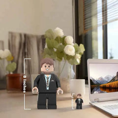 3D Print Custom Giant Minifigs Personalized Photo Giant Minifigs Turn Your Photo into Minifigs Production Time: 7–10 Working Days