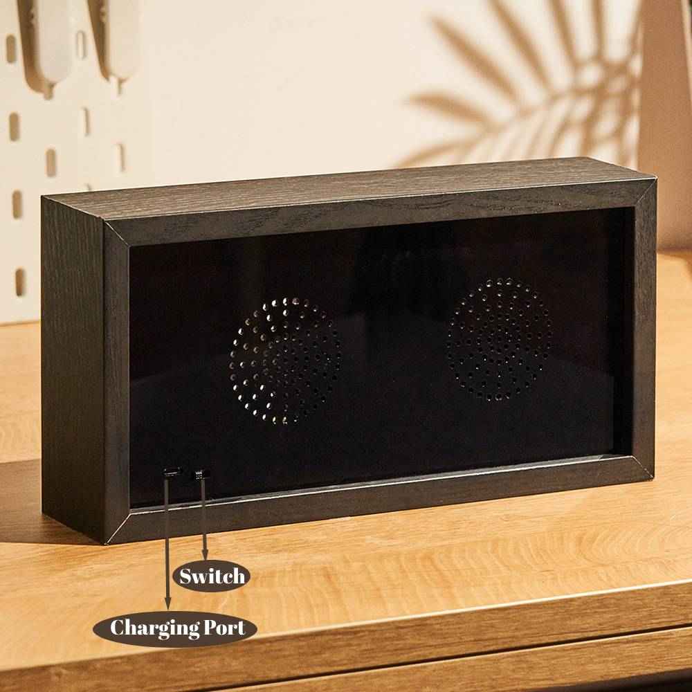 Personalized Bluetooth Speaker with Light Custom Text Bluetooth Speaker Unique Gift for Him