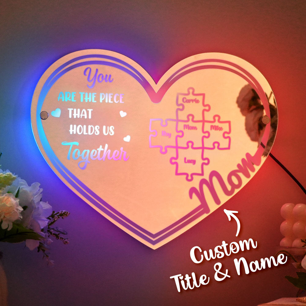 Secure gift packaging for engraved acrylic mirror sign — ready to present as a Mother's Day gift