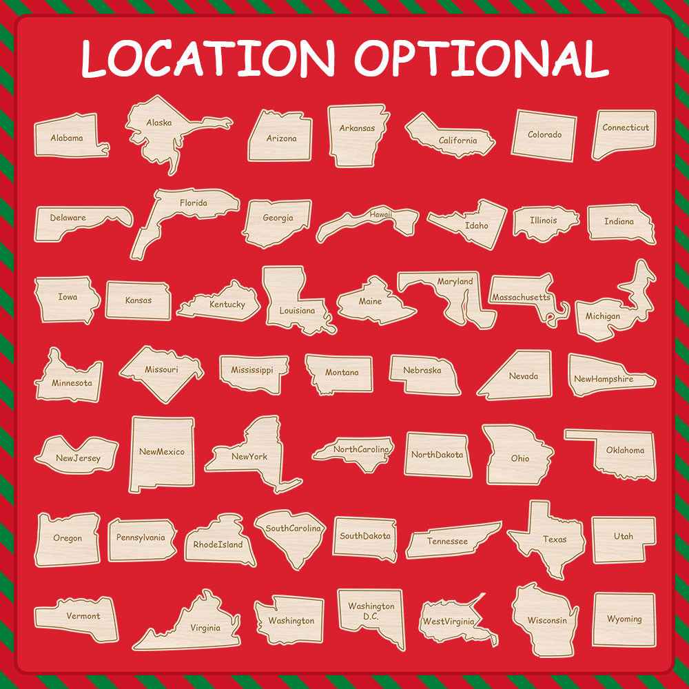 Personalized Baby's First Christmas Ornament 4D Shake Babies Ornament for New Baby Gift