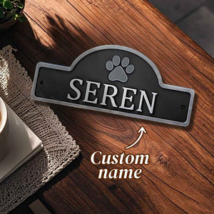 Personalized 3D PLA Dog Cat Door Sign