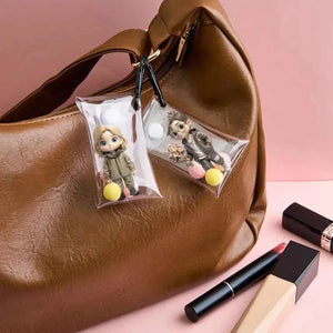 Custom 2 People 3D Mini Figure From Your Photo Personalized Toy Figure Gifts For Couple