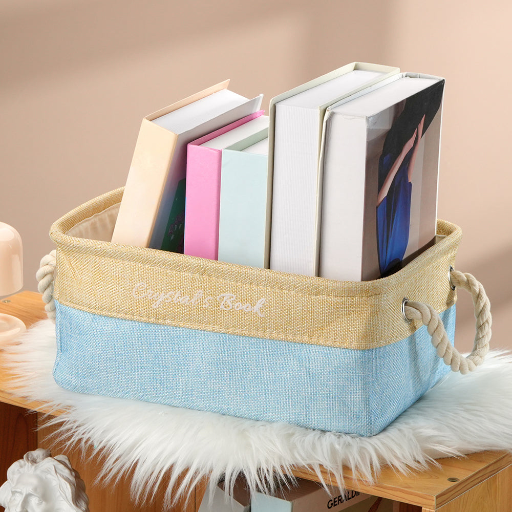 Foldable Book Organiser in use on a shelf, highlighting space-saving design.