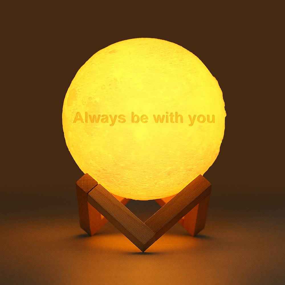 Custom 3D Printed Photo Lunar Light Moon Lamp - Perfect Christmas Gift for Family