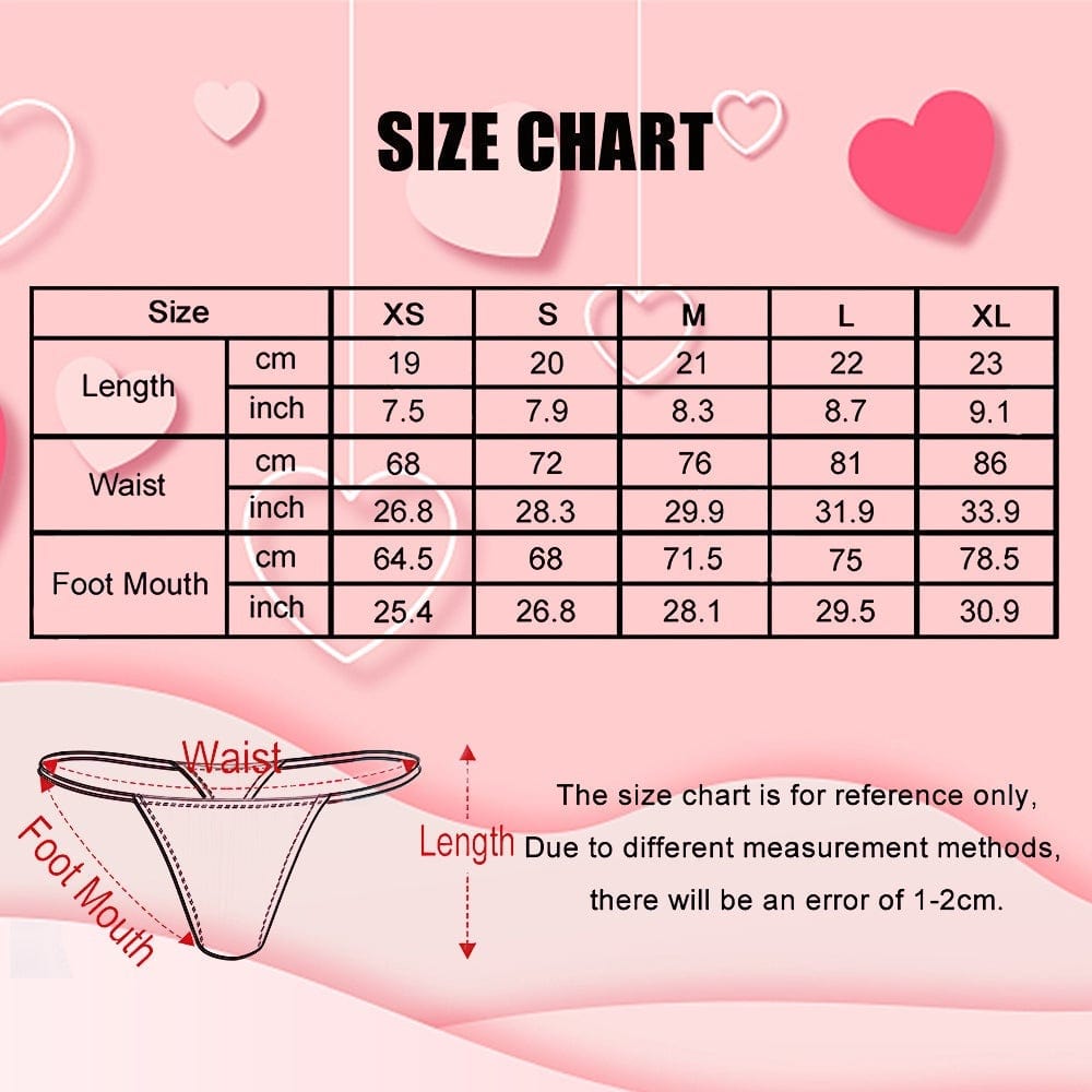 Personalised Valentine's Day Thong | Custom Underwear Gift For Her